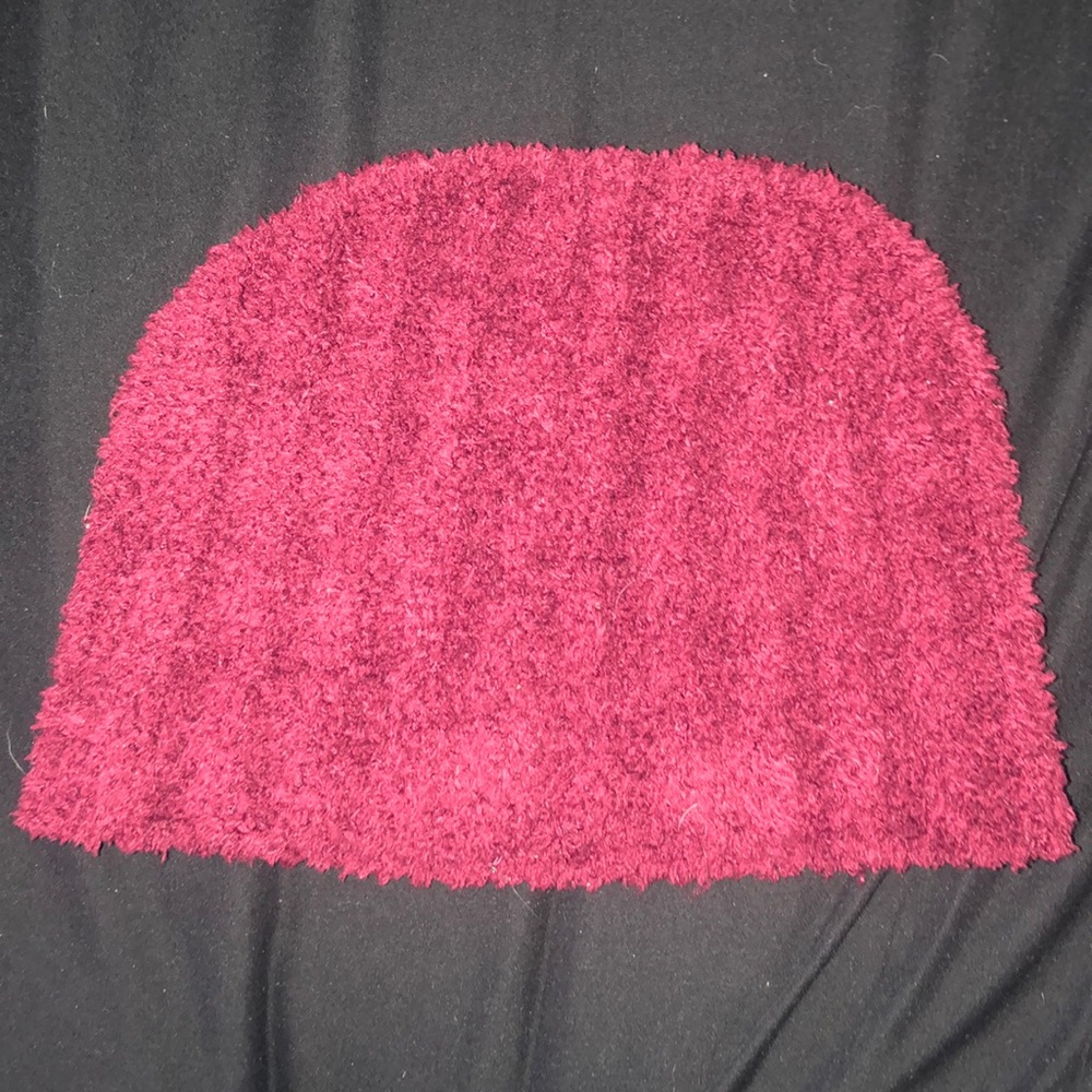 Burgundy Ribbed Beanie